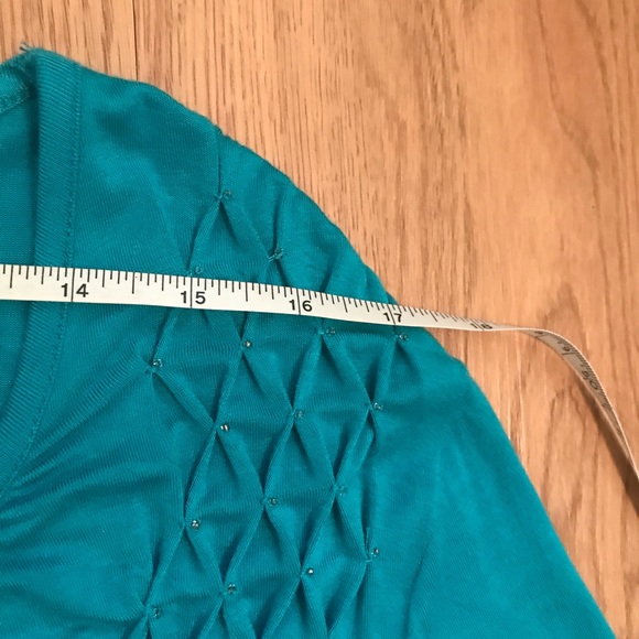 6/$20 Mountain Mamas Teal Dress in Excellent preloved condition, Soft & Cool - Picture 9 of 13